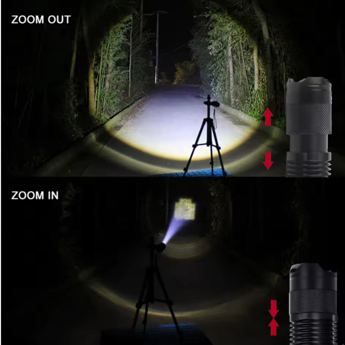 FLASH PRO – Linterna Táctica Compacta y Potente